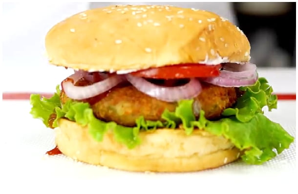 Recipe to make Aloo Tikki Burger at home,