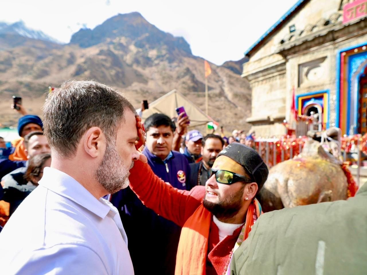 Rahul Gandhi reached Baba Kedarnath Dham