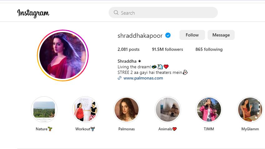  Shraddha Kapoor hits back at PM Modi on Instagram followers issue