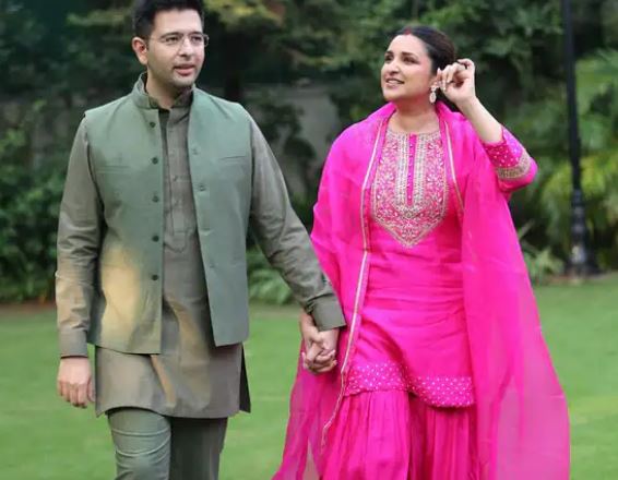 Raghav Chaddha and Parineeti Chopra celebrated Karva Chauth