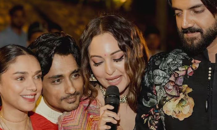 Cocktail party of actress Aditi Rao Hydari and actor Siddharth