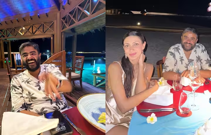 Priyanka Chopra's sister-in-law was seen enjoying in the pool wearing a purple bikini